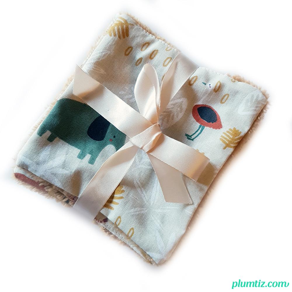lingettes coton bio lavables pour démaquillage et bébé